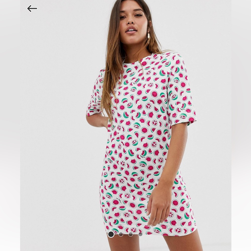 LOVE MOSCHINO Watermelon Dress Size 8 $228 NWT!